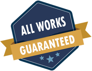 All Works Guaranteed Left